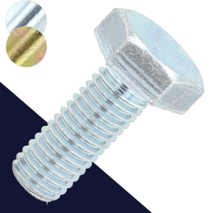 M6X1.0 Hex Bolt - Steel 8.8 DIN 931/933