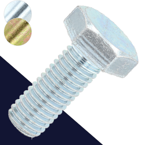 M7X1.0 Hex Bolt - Steel 8.8 DIN 931/933