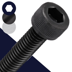 M12 Socket Head Bolt,Steel Class 12.9 Black,DIN 912