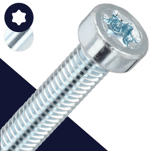 M4X0.7 Torx Socket Low Head 8.8 Zinc Coarse ISO 14580