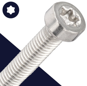 M8X1.25 Torx Low Socket Head Screw - A2 Stainless ISO 14580