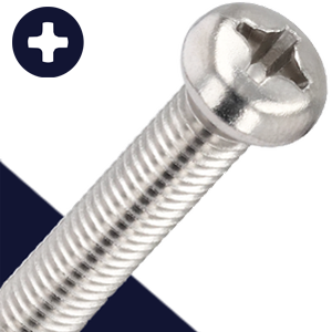 M3X0.5 Small Pan Head Phillips,Stainless Steel A2,JIS B-1111