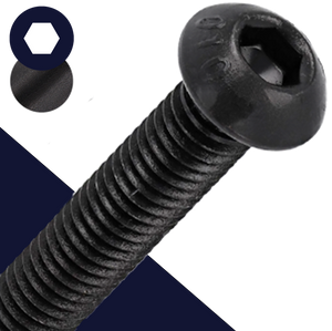 M10 Button Socket Head,Steel Class 10.9,ISO 7380-1