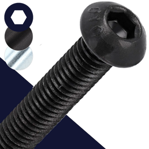Button Socket Head 10.9 M4X0.7 Coarse ISO 7380-1 
