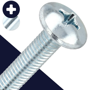 M6 Phillips Truss Head Steel 4.8, Zinc Plated JIS B-1111 M6 Phillips Truss Head Steel 4.8, Zinc Plated JIS B-1111