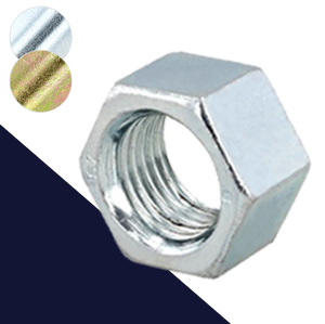 Coarse + Fine JIS Nut,Steel Class 8 Zinc,JIS B-1180
