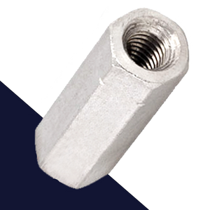 Hex Coupler Nut Extended Length - A2 Stainless
