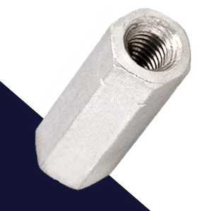 Hex Coupler Nut DIN 6334,Stainless Steel A2,Length 3x Diameter