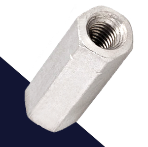 Hex Coupler Nut DIN 6334,Stainless Steel A2,Length 3x Diameter