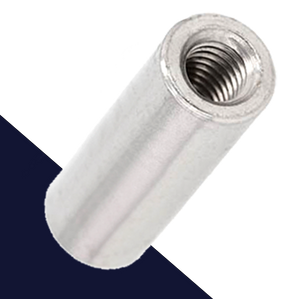 Round Coupler Nut FINE,Stainless Steel A2,Extended Lengths