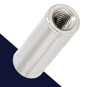 Round Coupler Nut,Stainless Steel A2,Extended Lengths