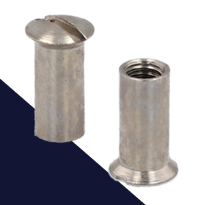 Oval Head Slotted Sleeve Nut Nickel