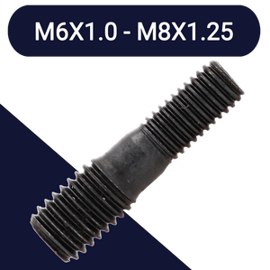 M6 to M8,Class 10.9 Steel,Hardened Stepped Stud