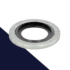Bonded Sealing Washer,2-Part Construction,NBR + Zinc Steel