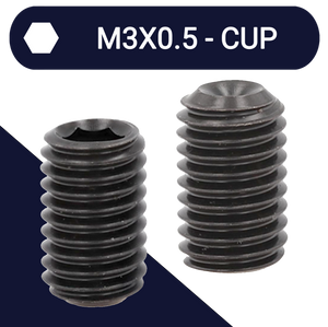 M3X0.5 Allen Set Screw Stud 45H DIN 916 Cup Point M3X0.5 Allen Set Screw Stud 45H DIN 916 Cup Point