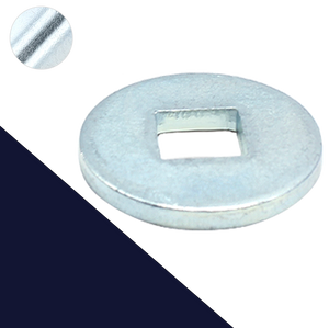Carriage Bolt Fender Washer,Zinc Plated, Square Hole,DIN 440 Form "V"