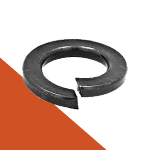 Stainless + Black,Split Lock Washer,DIN 127B