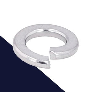 Stainless + Chrome,Split Lock Washer,DIN 127B