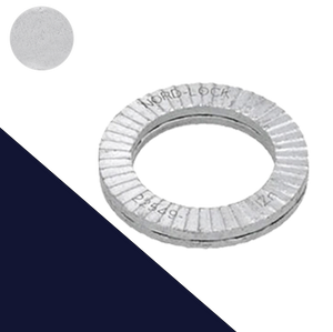 Nord-Lock Washer,Wedge Dual-Lock,Zinc Flake