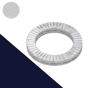 Nord-Lock Washer,Wedge Dual-Lock,Zinc Flake
