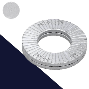 Nord-Lock Oversize Washer,Wedge Dual Lock, Type P,Zinc Flake