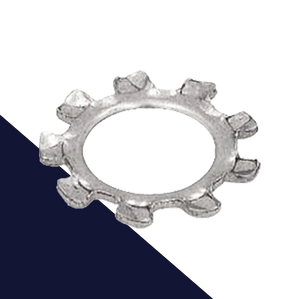 Toothed Star Lock Washer,External DIN 6797-A,Stainless Steel
