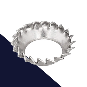 Serrated CUP External Star Lock Washer DIN 6798-V Stainless