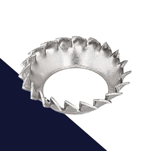 Serrated CUP External Star Lock Washer DIN 6798-V Stainless