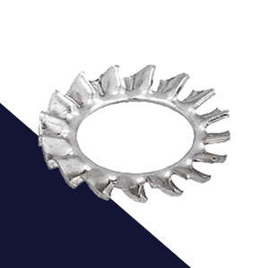 Serrated Star Lock Washer,External DIN 6798-A,Stainless Steel