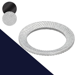 Schnorr Washer "VS" Series,Spring Steel, Coated,Up to Class 10.9