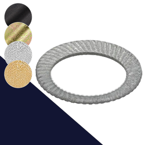 Schnorr Washer "S" Series,Spring Steel, Coated,Up to Class 8.8