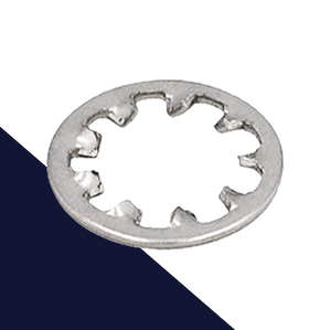 Toothed Star Lock Washer,Internal DIN 6797-J,Stainless Steel