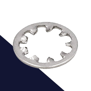 Toothed Star Lock Washer,Internal DIN 6797-J,Stainless Steel