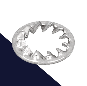 Serrated Star Lock Washer,Internal DIN 6798-J,Stainless Steel