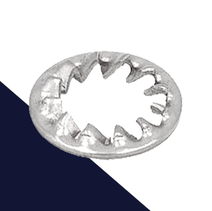 Serrated Star Lock Washer,Internal DIN 6798-J,Stainless Steel
