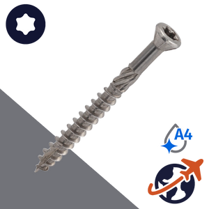 M3.2 Torx Oval Head,Milling Ribs + Cutting Tip,A4 Stainless Steel