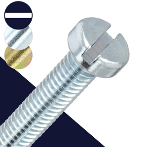 Slotted Cheese Head 4.8 M4X0.7 Coarse DIN 84