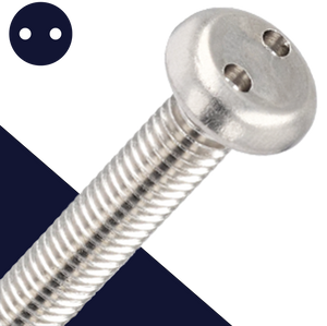 M6 Snake Eye Cheese Head Screw Stainless Steel