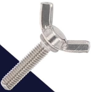 M6X1.0 Wing Bolt American Style - A2 Stainless
