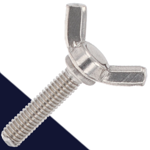 M6X1.0 Wing Bolt American Style - A2 Stainless