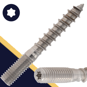 M10 Torx Drive Hanger Bolt Stainless Steel