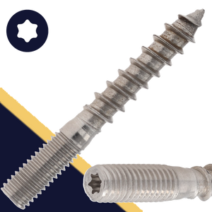 M8 Torx Drive Hanger Bolt Stainless Steel