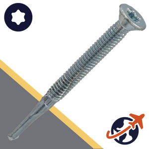 M5.5 Stainless BI-Metal, Flat Head Wing Drilling Screw