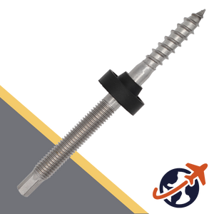 M10 Assembled Hanger Bolts,EPDM Gasket,Stainless Steel