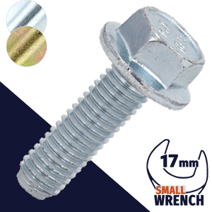 M12X1.25 ExFine Flange Bolt,Steel Class 10.9 Zinc,JIS B-1189 / 17mm Wrench