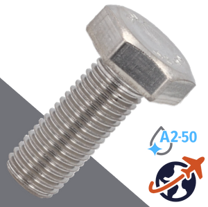 M39X4.0 Hex Bolt,A2-50 Stainless,DIN 931 / 933