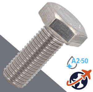 M39X4.0 Hex Bolt,A2-50 Stainless,DIN 931 / 933