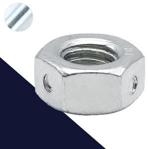 Biloc Lock Nut,Class 10 Steel, Zinc,Bi-Directional Locking
