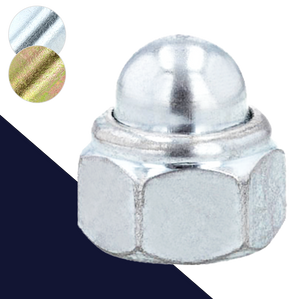 Acorn Nylon Nut Class 6 Steel Zinc DIN 986