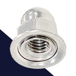 Spinning Acorn Nut,Stainless Steel,Spin Washer Tension Lock